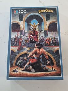1989 HeroQuest Return Of The Witch Lord MB Games 300 Piece Puzzle 100% Complete