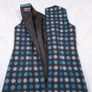 Boden Blue Black Retro Polka Dot 100% Wool Sleeveless Shift Mini Dress 10UK/38EU Image 8