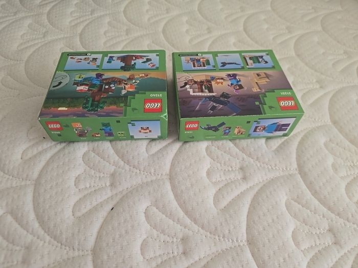 2 lego minecraft sets