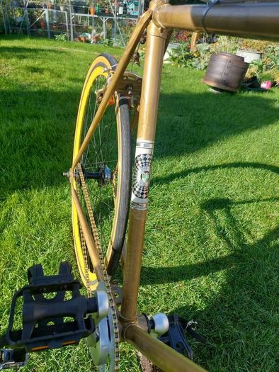 Vintage Puch rebuilt as fixie