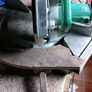 Hitachi sliding mitre chop saw together with a tra Image 3