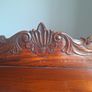 Antique Victorian Flame Mahogany Console Table / W Image 7
