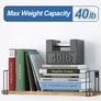 Rustic Floating Shelves, Decorative Wood Wall Shelves Set of 3, Wall Mounted Storage Shelves for Bedroom, Living Room, Kitchen, Bathroom, Office and More Carbonized Black (MULTIPLE COLOURS) Image 7