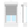 Roller Shutter Aluminium 110x220 cm Anthracite Image 3