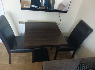 table and chairs