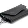 Leather Keychain Car Key Case Bag for Keys Organizer Money Card Holder Pouch Image 3