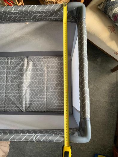 Travel cot and foam mattress