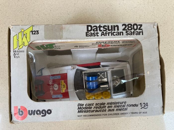 Datsun 280 East African Rally Scale 1/24 Rare