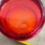 3 DIFFERENT ITMES- 1- Vintage Tangerine Orange Glass Vase. 28.00 euro. 2- Clear cut crystal or pressed glass with a spiral/ribbed optical design.15.00 euro. 3- Small bowl murano style as trinckelt dish or decoertive piece 25.00 euro. Image 8