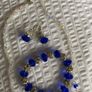 Glittery Beaded Necklace, Bracelet and Earrings Set Image 4