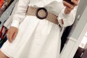 ruffle mini dress