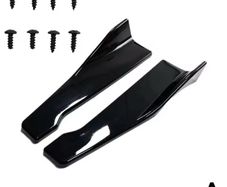 Universal rear bumper side skirt extension
