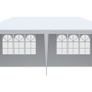 6x3m Gazebo Marquee Party Tent Pavilion White with 4 Sides Image 3