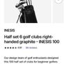 4 Inesis Decathlon men's golf clubs/ golf set Image 5