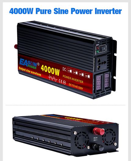 BRAND NEW Wave Inverter DC 24v AC 220v Power 4000W Car Inverter Converte With LED Display