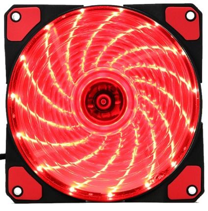120mm case fan, gaming pc fan red