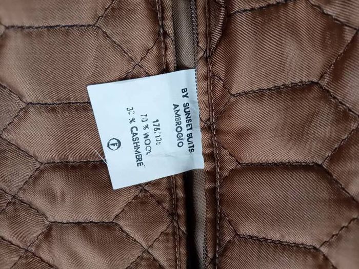 Gents Camel wool cashmere coat