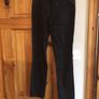 Mos Mosh Ladies Black Denim faux Leather Sheen Slim Jeans 26 inch Waist including post Image 2