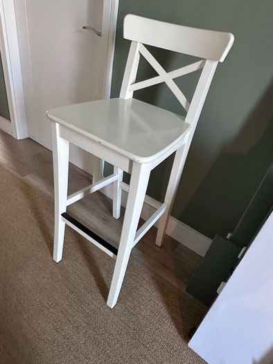 Ikea Rosentorp Barstool White