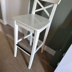 Ikea Rosentorp Bar Stool White