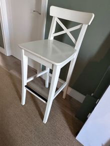 Ikea Rosentorp Bar Stool White