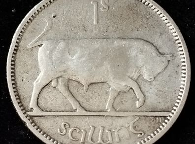 Ireland - 1940 - Shilling - Silver - KM.14 - [371]