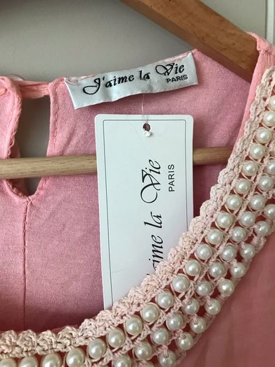 J'aime la vie Paris silk top, new (12)