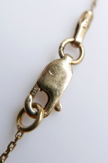 Gold over 925 Sterling Silver Bird Pendant Necklace 18" MIDAS ALTRO BIRD PENDANT NECKLACE 1,9g
