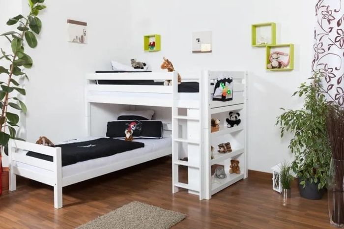 Bunk bed L-shaped