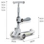 LED Wheel Kids Foot Scooter Kick Pedal Mobility E Scooter With Music Function Image 3