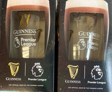 Birra Moretti Sale di mare guinness Pint Glass Beer Limited edition Heineken Stella Bavaria Pint Glasses Beer Heineken carlsberg Pint beer Glass brand new with box