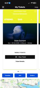 duke dumont tickets
