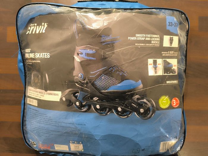 kids inline skates size 33-37