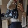 Clarks black patent leather handbag - 60s style Image 5