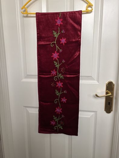 Accessorize Scarf - Velvet Embroidered