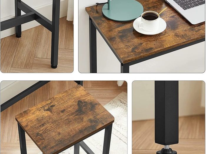 Bar Table with 2 Bar Stools (100 x 40 x 90 cm) - Free Delivery Nationwide