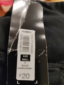 BNWT Black Leggings Size S