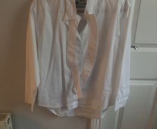 Ladies white show shirt as new