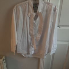 Ladies white show shirt as new