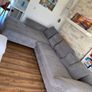 Spacious L-Shape Sofa Bed in Grey Image 2