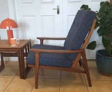 Mid Century Vintage Guy Rogers "New Yorker" Armchair