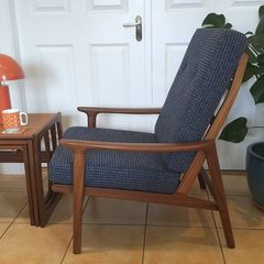 Mid Century Vintage Guy Rogers "New Yorker" Armchair