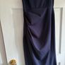 ladies dress , navy , long , worn once to a wedding Image 3