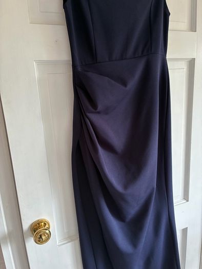 ladies dress , navy , long , worn once to a wedding