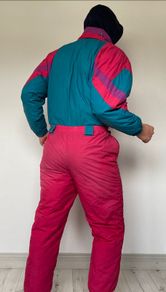 Cool Retro Vintage Ski Suit
