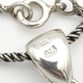 Vintage 925 Sterling Silver Multi Gemstone Cross Necklace Image 5