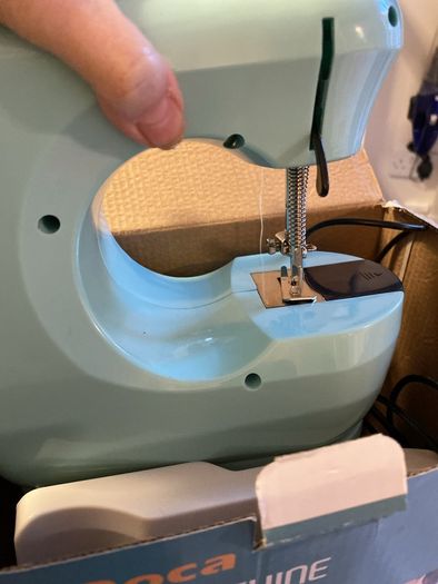 The electric sewing machine