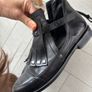 Leather shoes boots Image 2