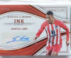 Samuel Lino Atletico Madrid Panini Immaculate auto