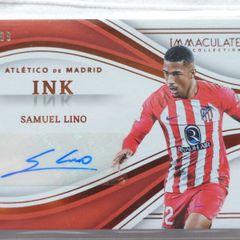 Samuel Lino Atletico Madrid Panini Immaculate auto